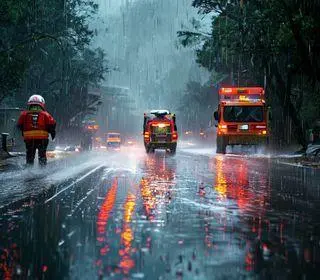 forte chuva