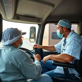 Ministério da Saúde caminhoneiros atendidos