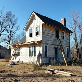 Auxilio para reforma de casa abandonada cedida para morar