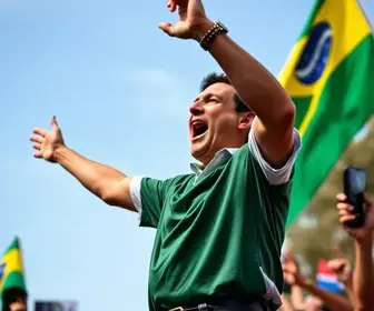 Flávio Bolsonaro em Pindamonhangaba
